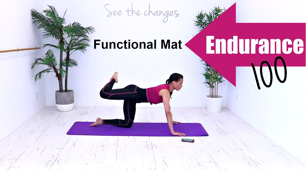 INTERVAL WORKOUT Pilates Fusion Mat WORKOUT -  Barlates Body Blitz Endurance 100 Functional Mat