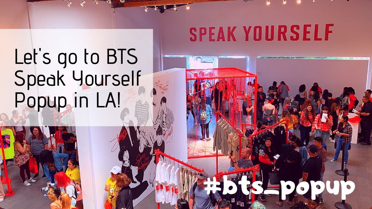 Let's go to the BTS LA Speak Yourself Pop-up Shop!!