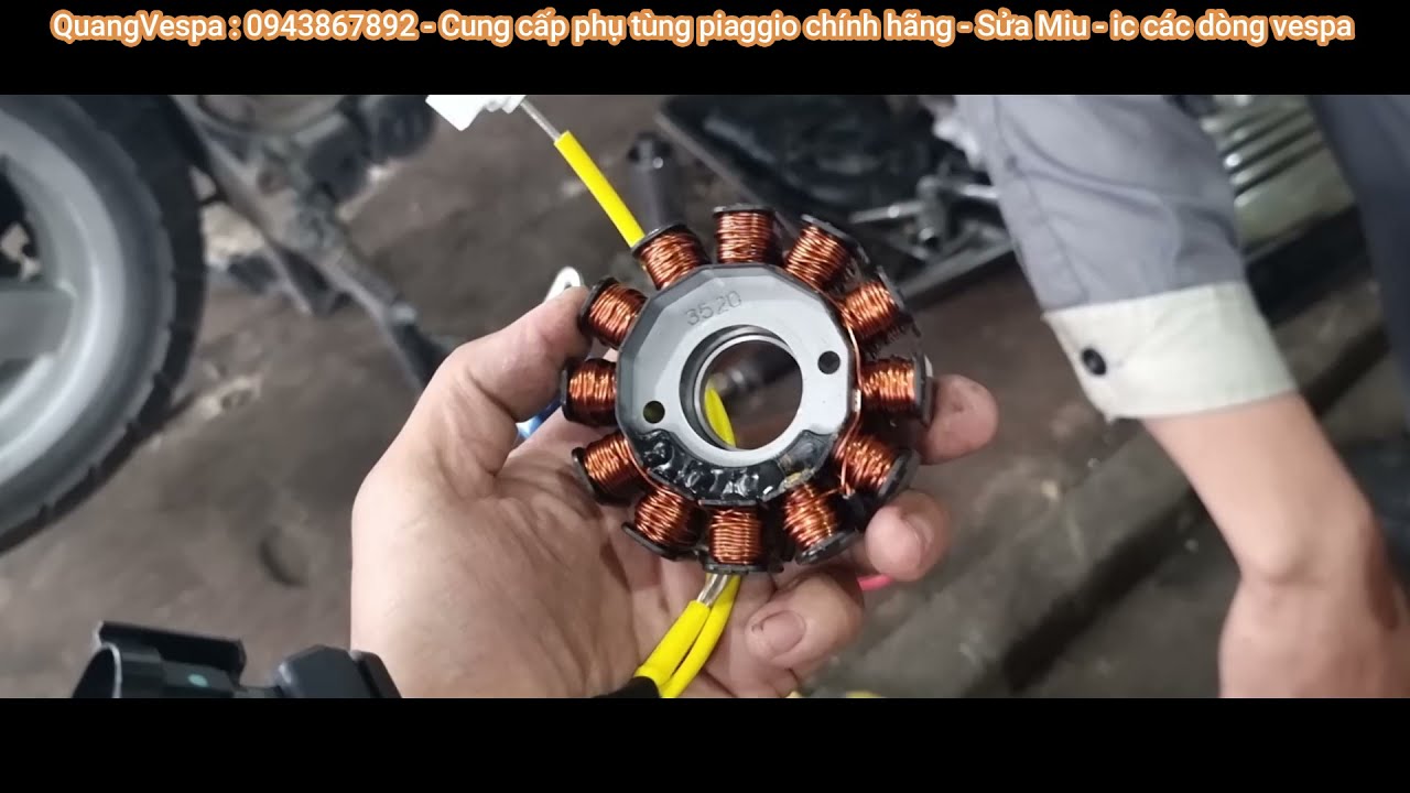 # 93 Vespa LX chế cơ hay chết máy đề dai không nổ, để qua đêm hoặc 15 phút lại nổ máy