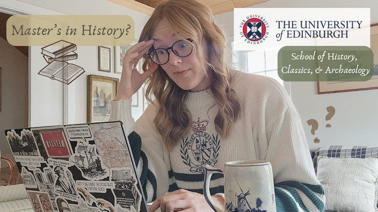 finding out if i'm accepted into the university of edinburgh // master's in history program