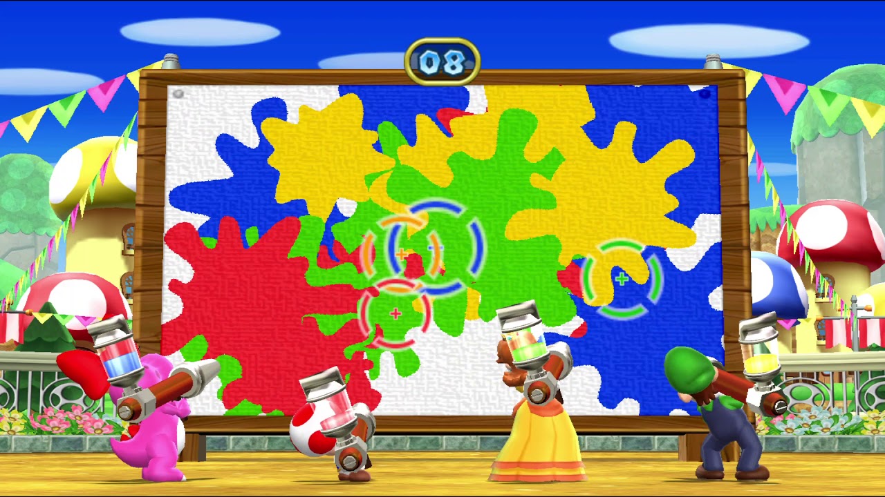 Mario Party 9 - High Roller Mini Game (Birdo vs Toad vs Daisy vs Luigi)