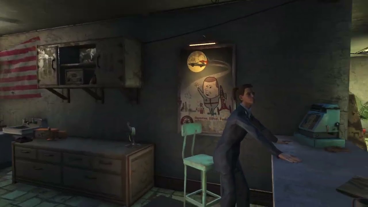 Fallout4 Survival Mode Settlement - Red Rocket Trading Outpost