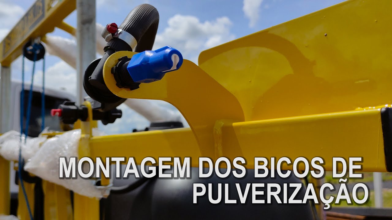 Pulverizador JLS Nadja - Montagem dos bicos de pulverização