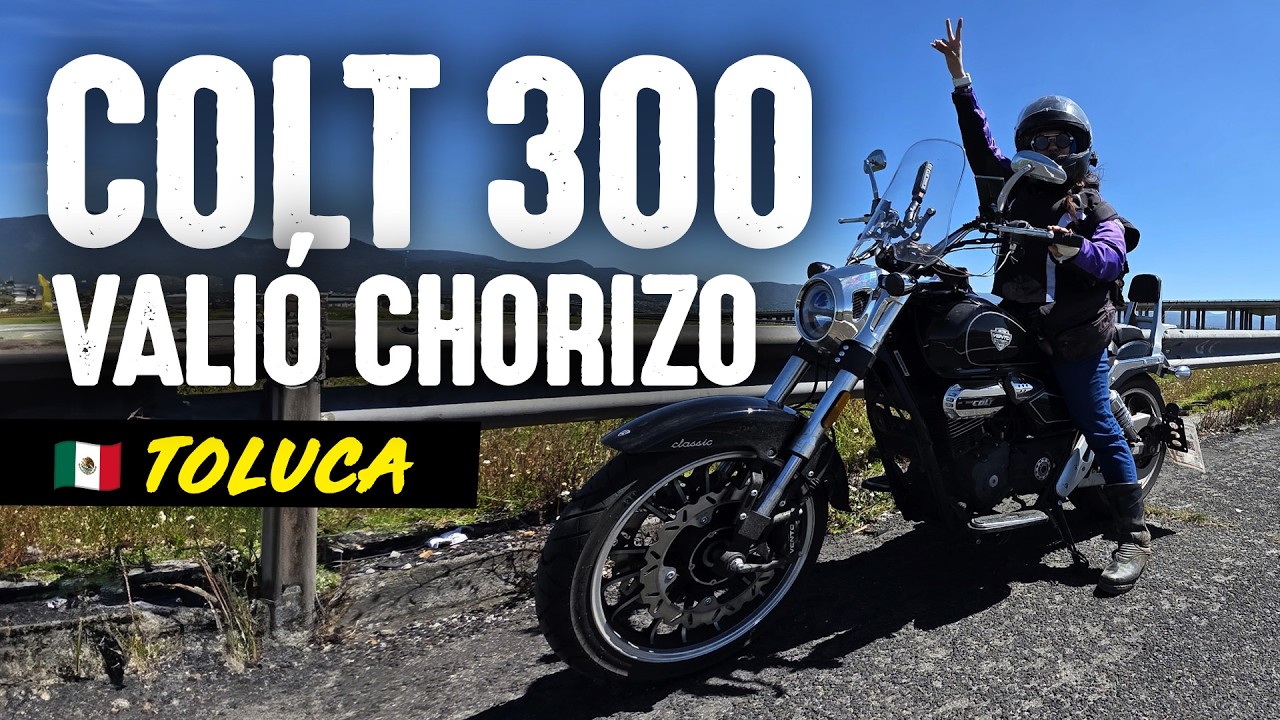 ¿VALIÓ CHORIZO? Regresó una legendaria moto custom: COLT 300 | T13/E3