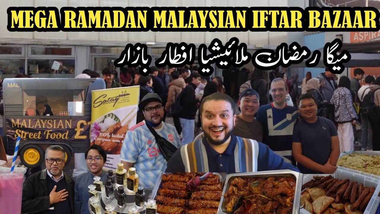 MEGA Ramadan Iftar Malaysian Bazaar In Birmingham | Iftar Preparations 2023 | Ramadan Streetfood
