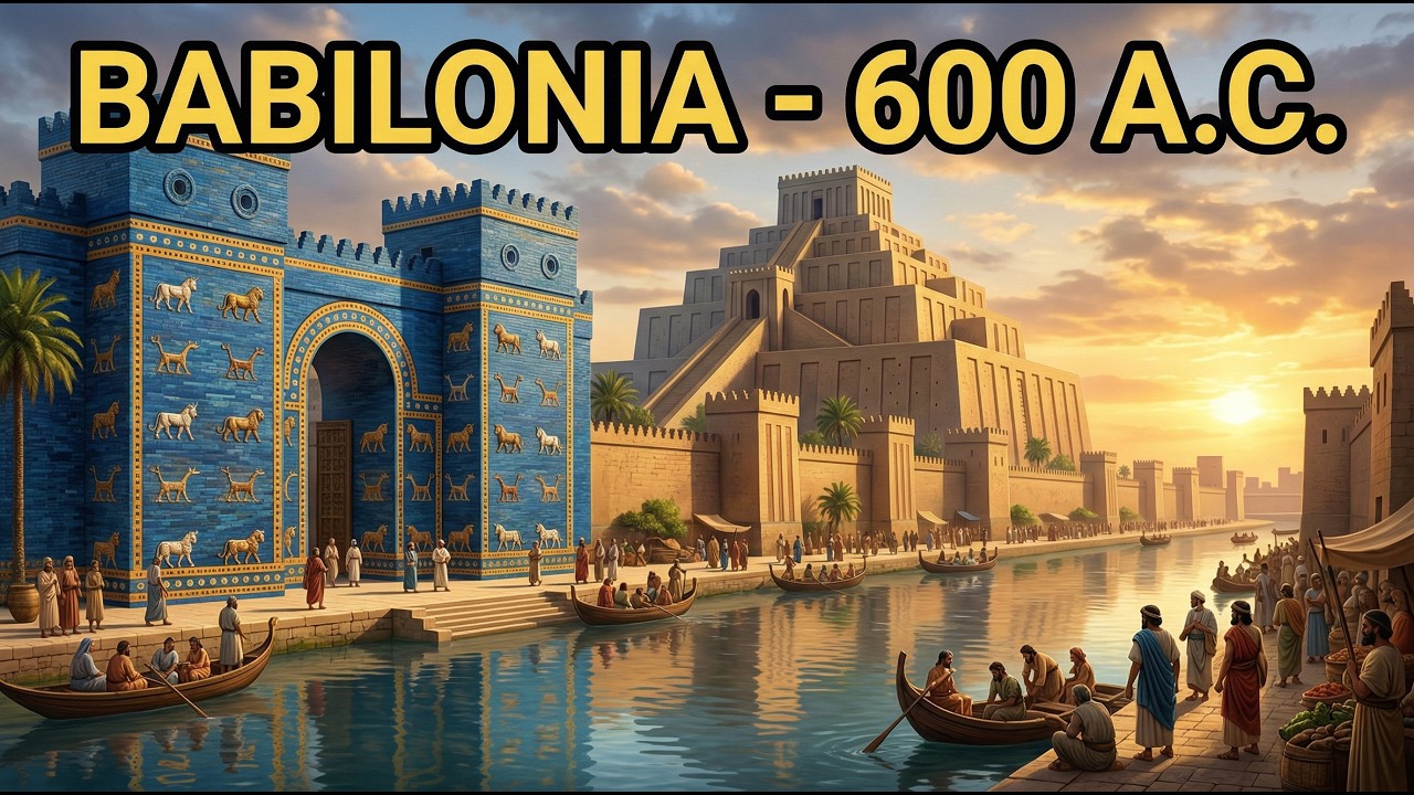 Así era BABILONIA en el 600 a.C. | El Imperio que Esclavizó (Reconstruido con IA)