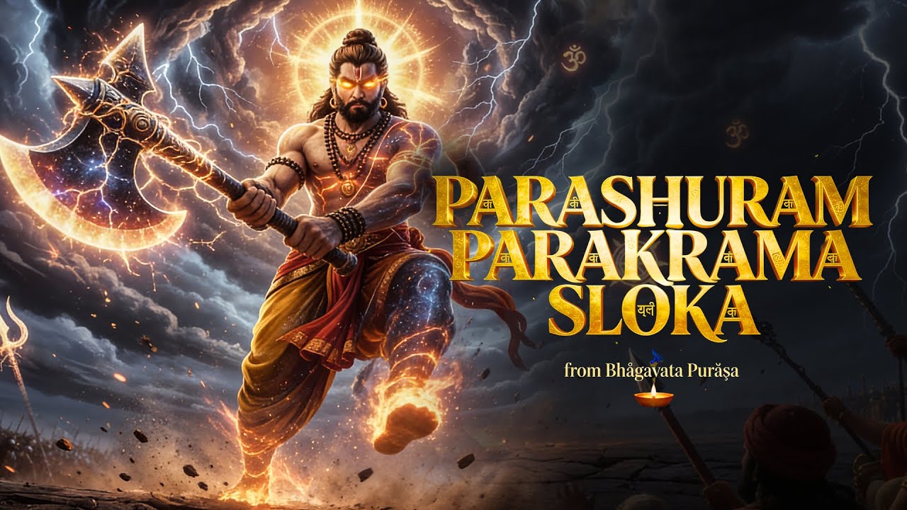 Parashuram Parakrama Sloka | Bhagavata Purana | The Fierce Avatar of Vishnu