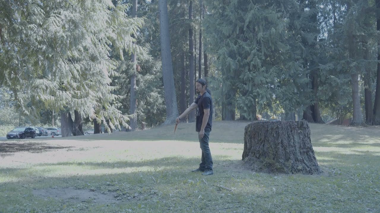 How I throw knives for instinctive antispin. Part 1 - the golf swing