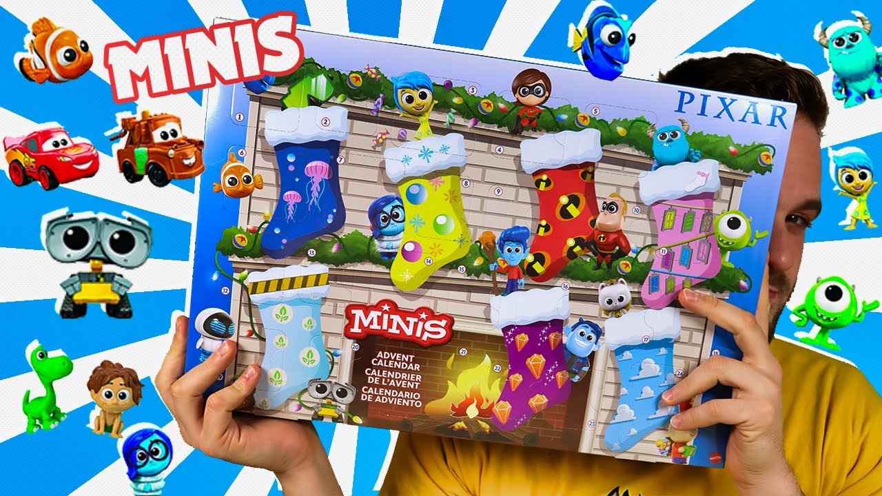 Pixar Minis UNBOXING CALENDARIO DE ADVIENTO en Pe Toys