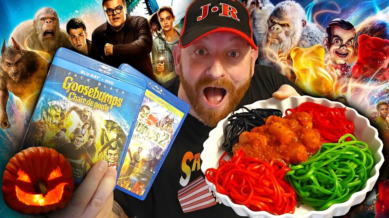 GOOSEBUMPS DOUBLE FEATURE with SPOOKY SPAGHETTI & DEAD MAN'S TOES! Saturday Night Snack and a Movie