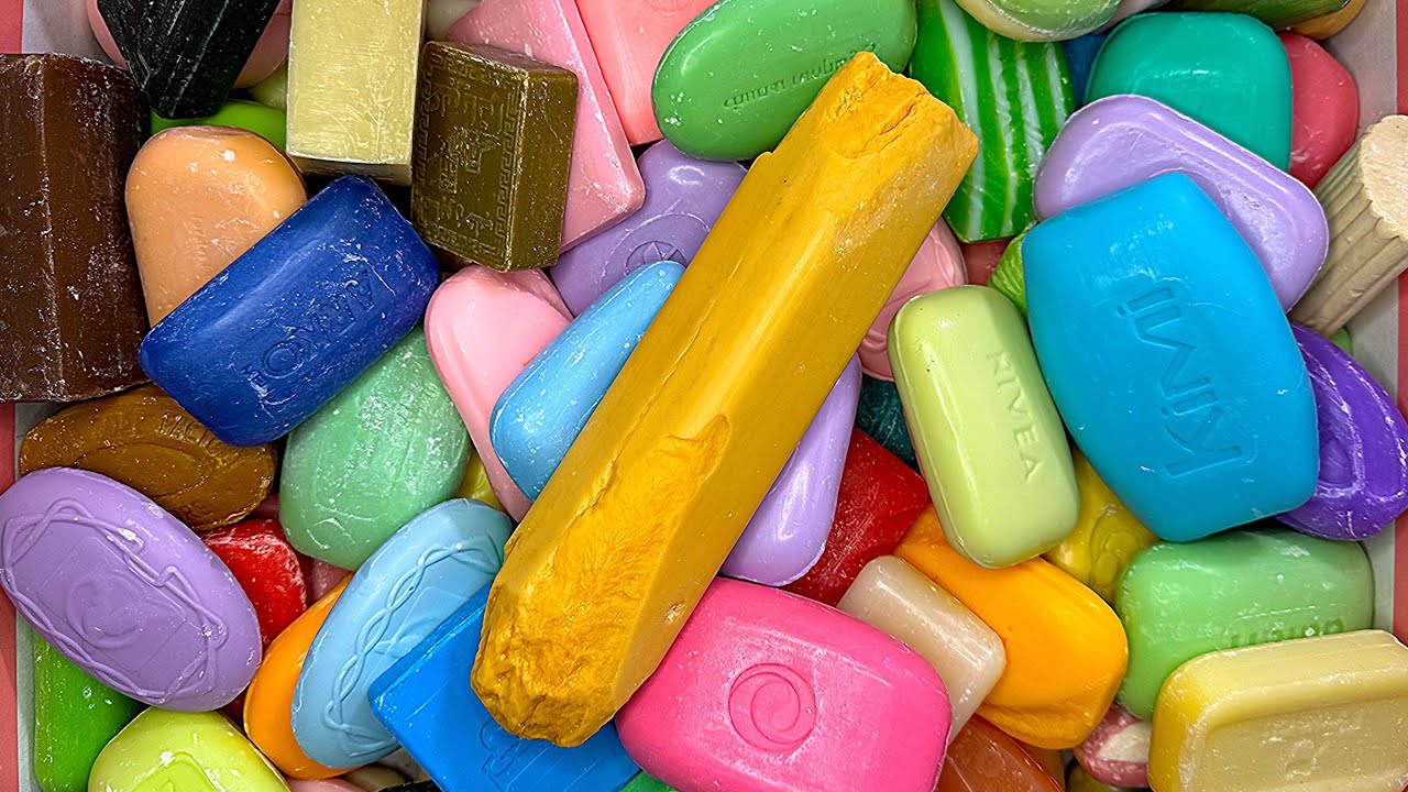 Compilation Asmr Soap Cutting / Crunchy soap / Relaxing Sounds / Asmr No Talking / Cutting dry soap