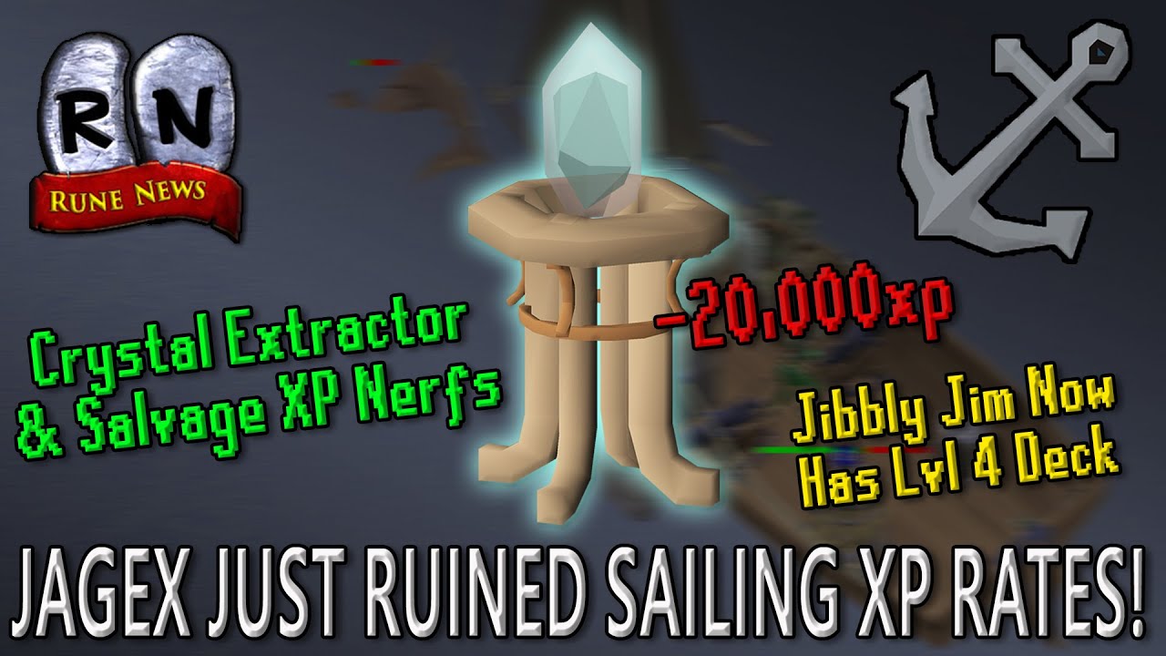 Jagex Just RUINED Sailing XP Rates for ALL Players in Oldschool Runescape