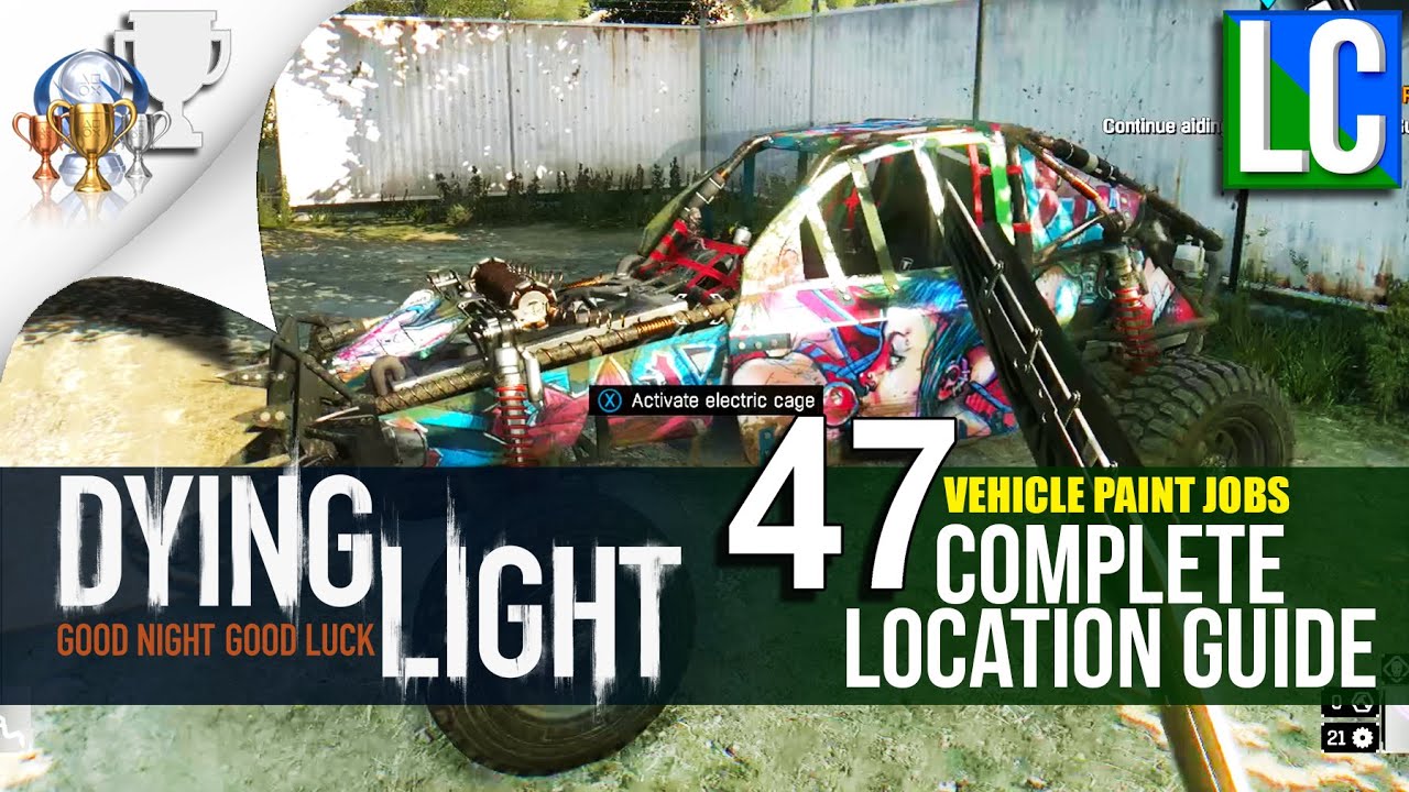 Dying Light The Following: ВСЕ РАБОТЫ ПО ПОКРАСКЕ (Полное руководство)