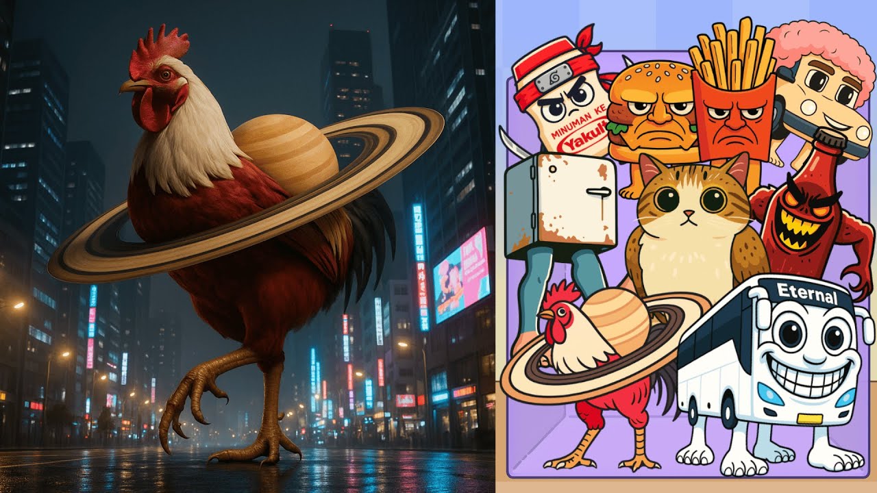 IL GALLO SATURNO SATURNITA - Merge Fellas Italian Brainrot Real Life 38 New Update Final Boss