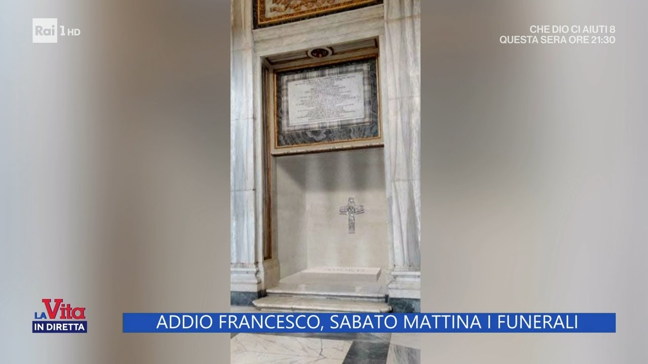 Ecco la tomba di Papa Francesco a Santa Maria Maggiore - La Vita in Diretta 24/04/2025