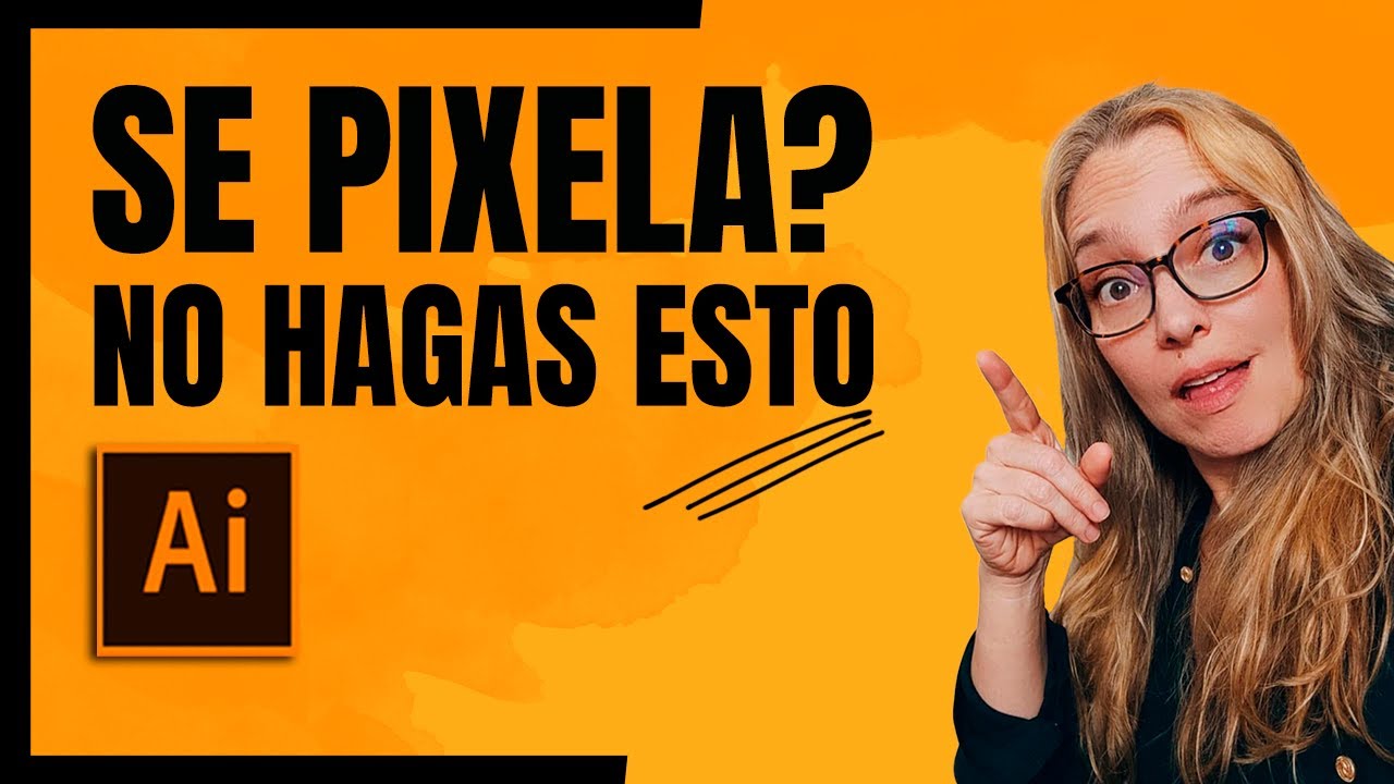 Guardo en Illustrator y se pixela?
