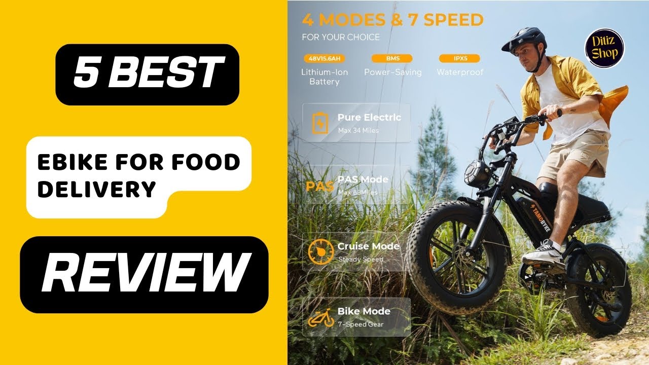 ✅ Лучший электровелосипед для доставки еды на Amazon 🚴&zwj;♂️ Обзор лучших бюджетных электровелосипедов