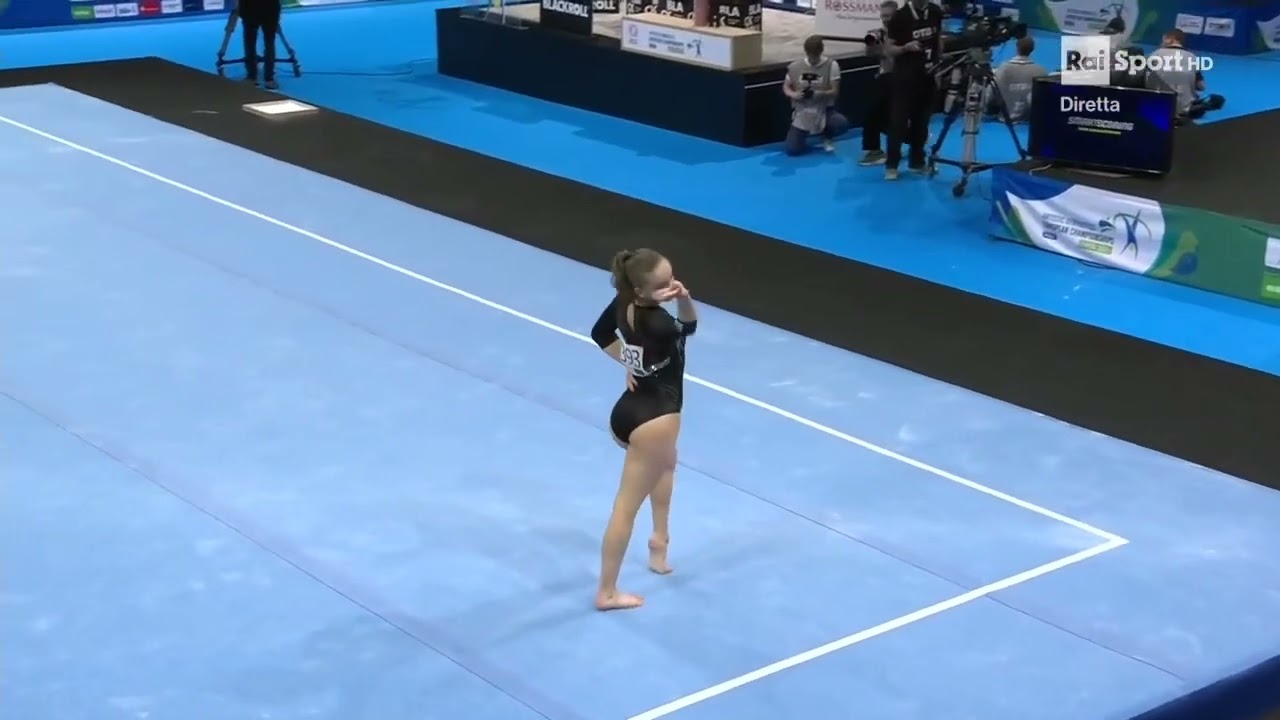 Maria Drobniak 🇵🇱 FX 12.266 Mixed Team Final 2025 European Championships