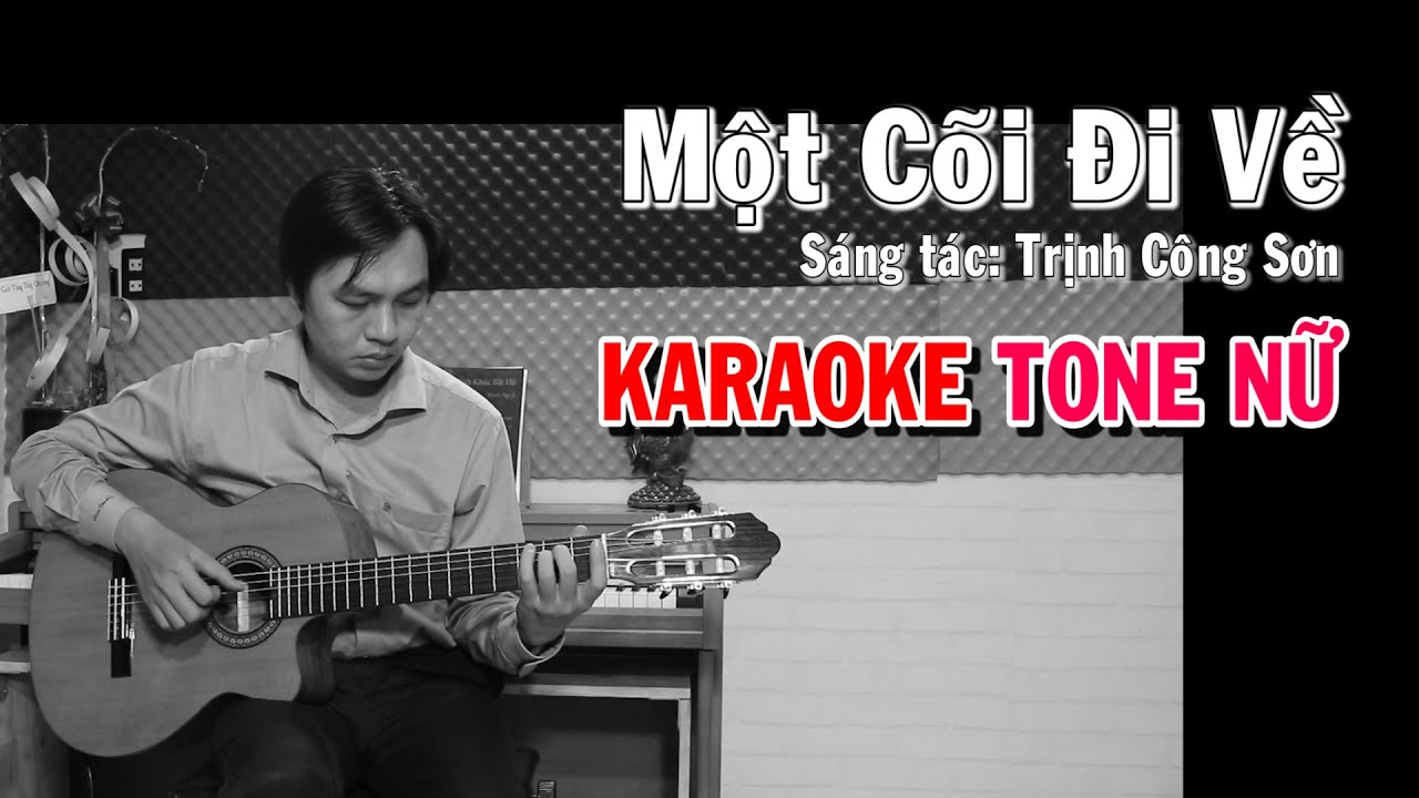 Một Cõi Đi Về - Karaoke Guitar - Tone Nữ Trầm