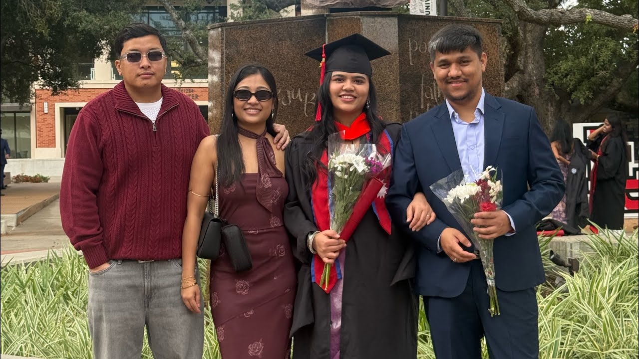 My little sister’s Master’s graduation 🥺👩‍🎓 | NY to TX ✈️ 🌟 @reenashrestha405 