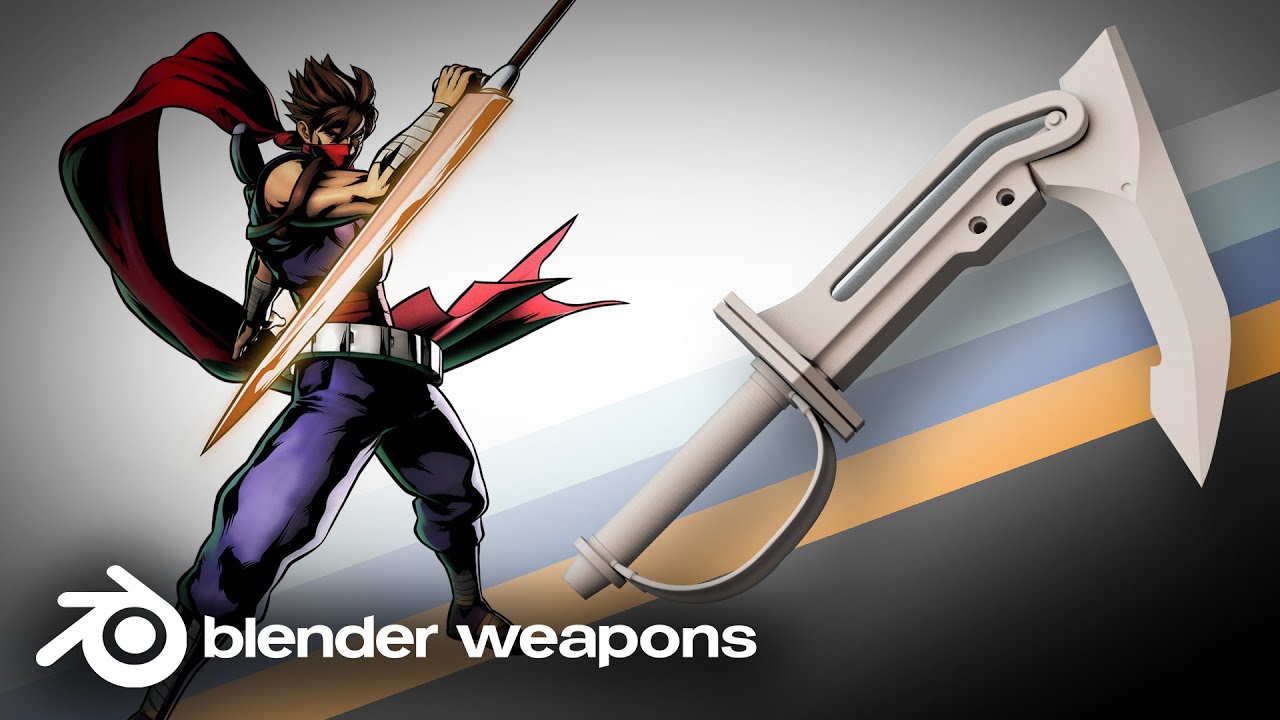 Strider - Hiryu Climb Sickle - BLENDER WEAPONS (Blender)
