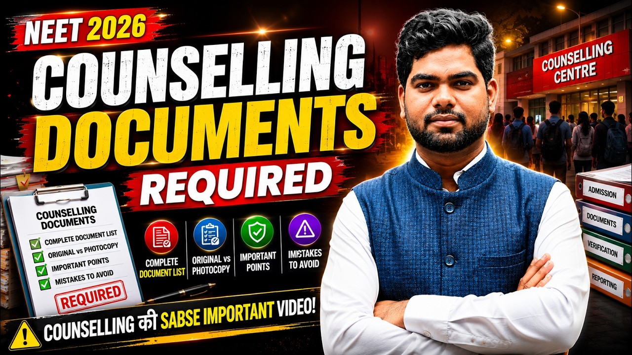 Documents Required for AYUSH Counselling 2026 | BAMS, BHMS Admission Document List