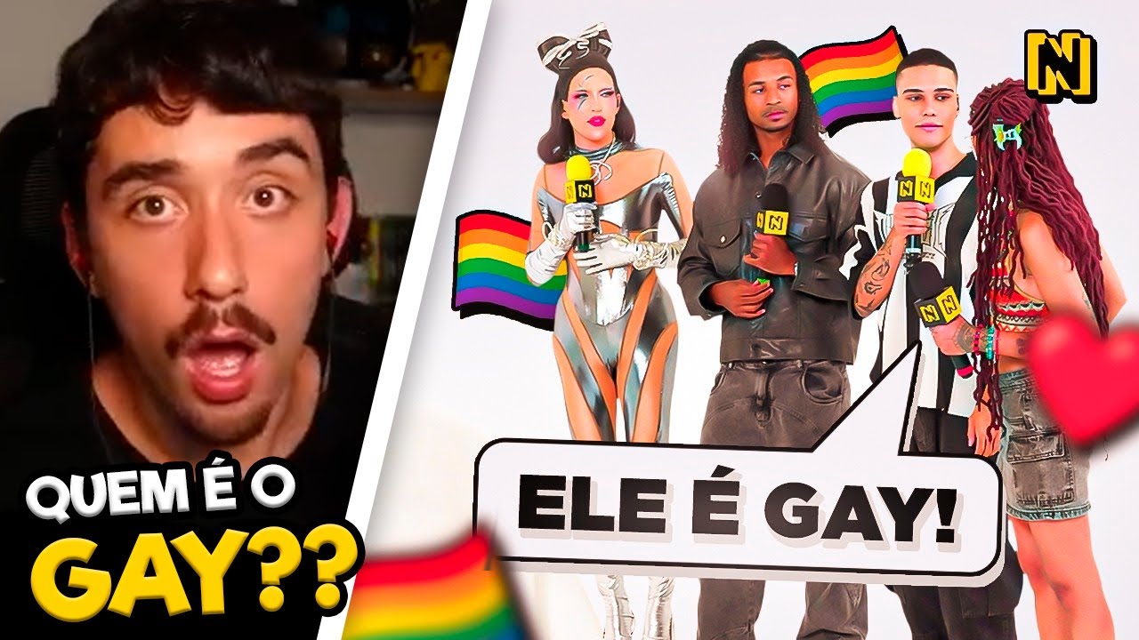 TESTANDO O GAYDAR! ACERTEI TODOS? - Goldenboy react Nood TV