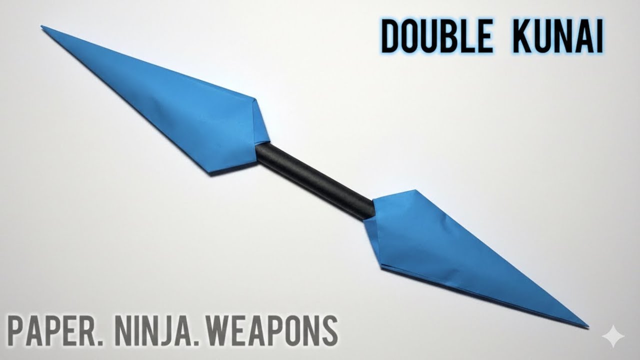 DIY Paper Weapon: How to Craft a Naruto Double Kunai