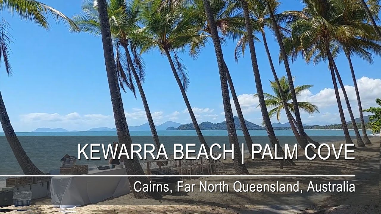 Kewarra Beach sunrise and solo hiking to Palm Cove, Cairns Australia. Northern Beaches Leisure Trail