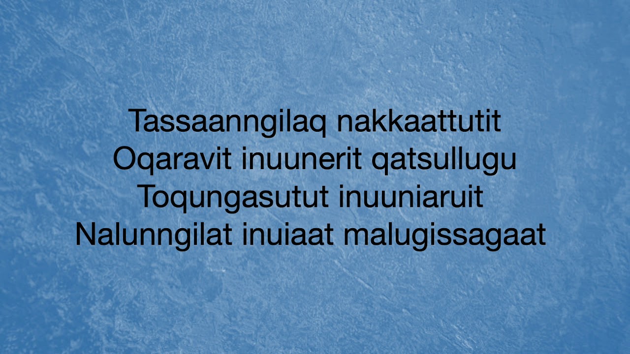 Silamiut - Inngerpalaaq / Karaoke