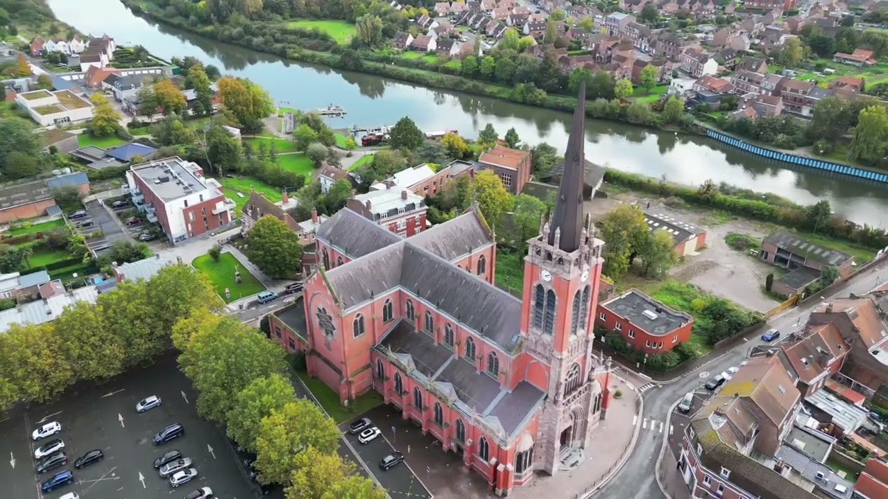 Quesnoy sur Deûle vue du ciel 🚁