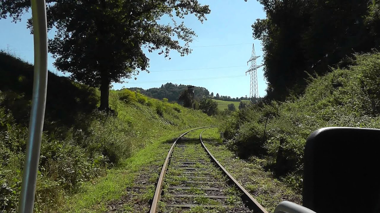 Solardraisine &Uuml;berwaldbahn - km0,7 bis 1,4