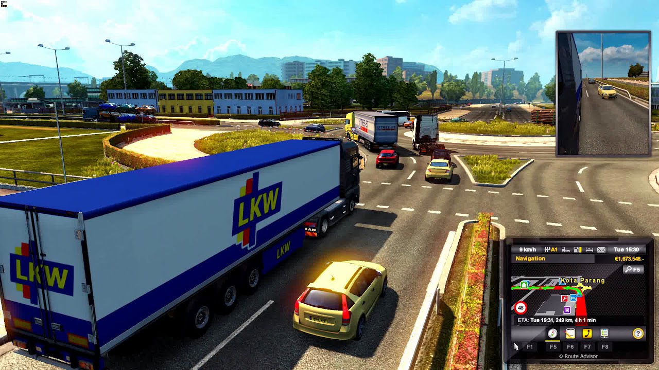 PJ INDO MAP V2.2 MAP MOD PART 1 - EURO TRUCK SIMULATOR 2