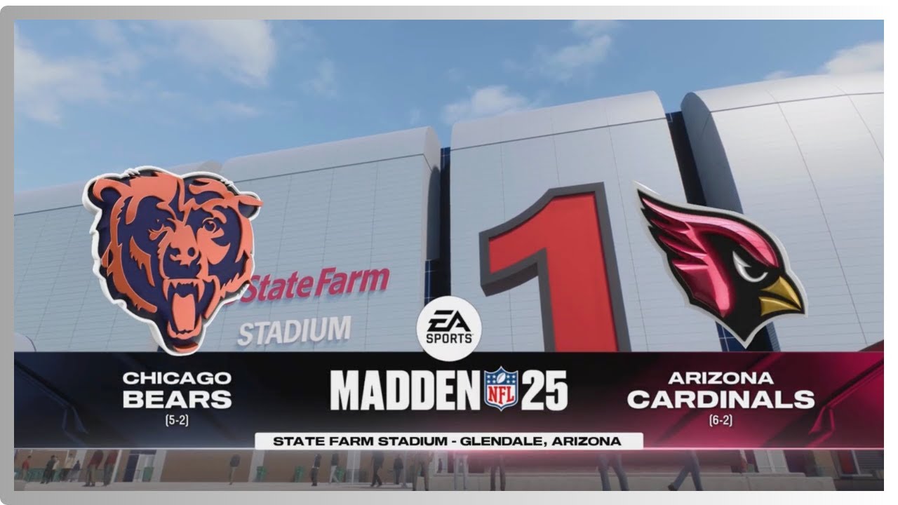 Madden NFL 25 - Franchise Mode: Week 9 vs. Chicago Bears - No Commentary Gameplay!