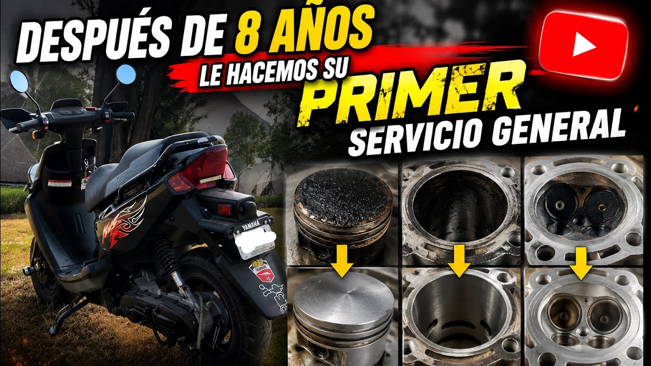 Primer mantenimiento a mi bws 100 después de 8 años 😱//EL RONY