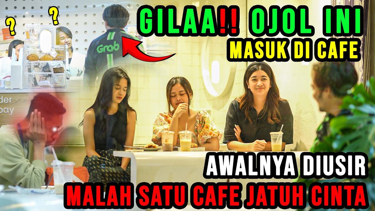 GILA, Ojol Ini Masuk Di Cafe | Awalnya Diusir, Malah Satu Cafe Jatuh Cinta