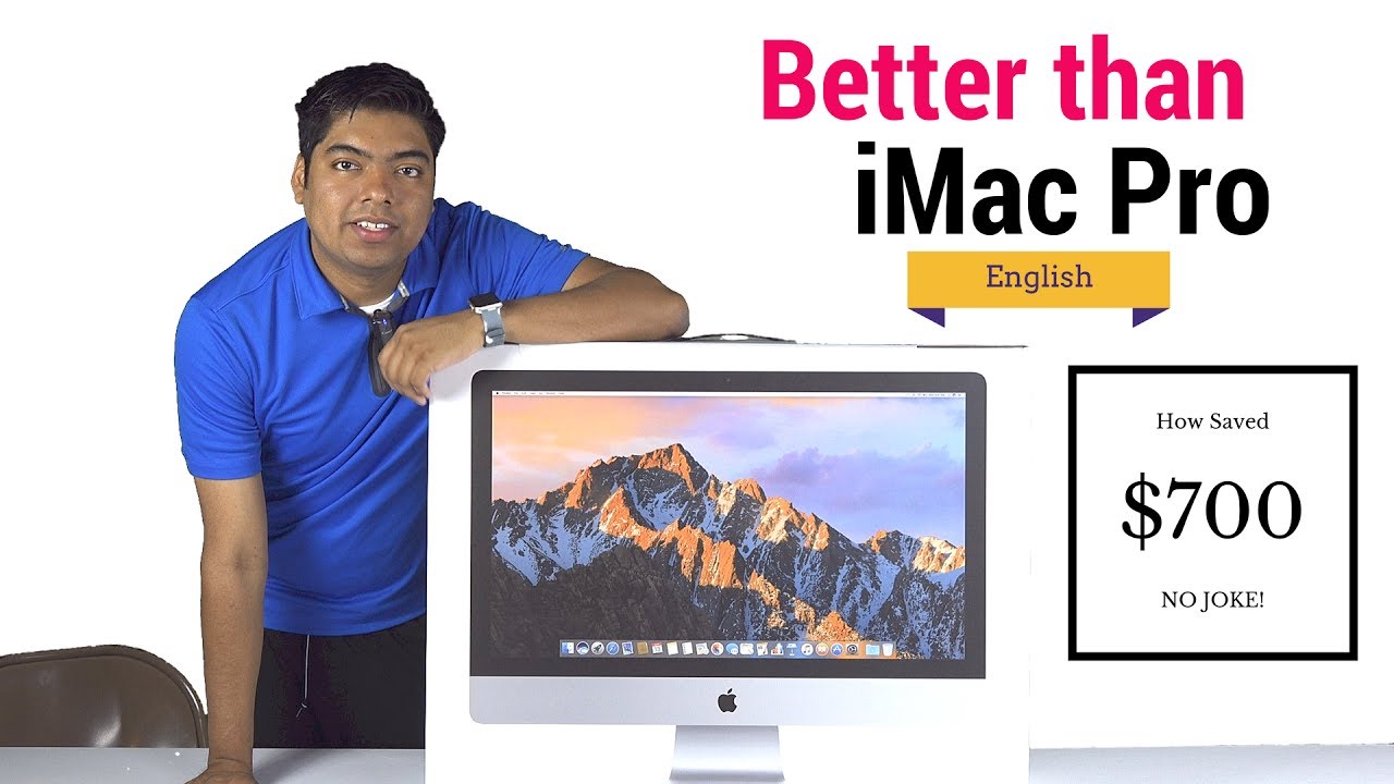 New iMac 2017 27'' unboxing and review (English)