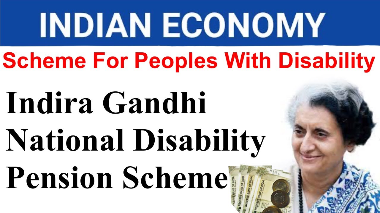 Indira Gandhi National Disability Pension Scheme | Indian Economy | #upsc #sarkarinaukri #gk