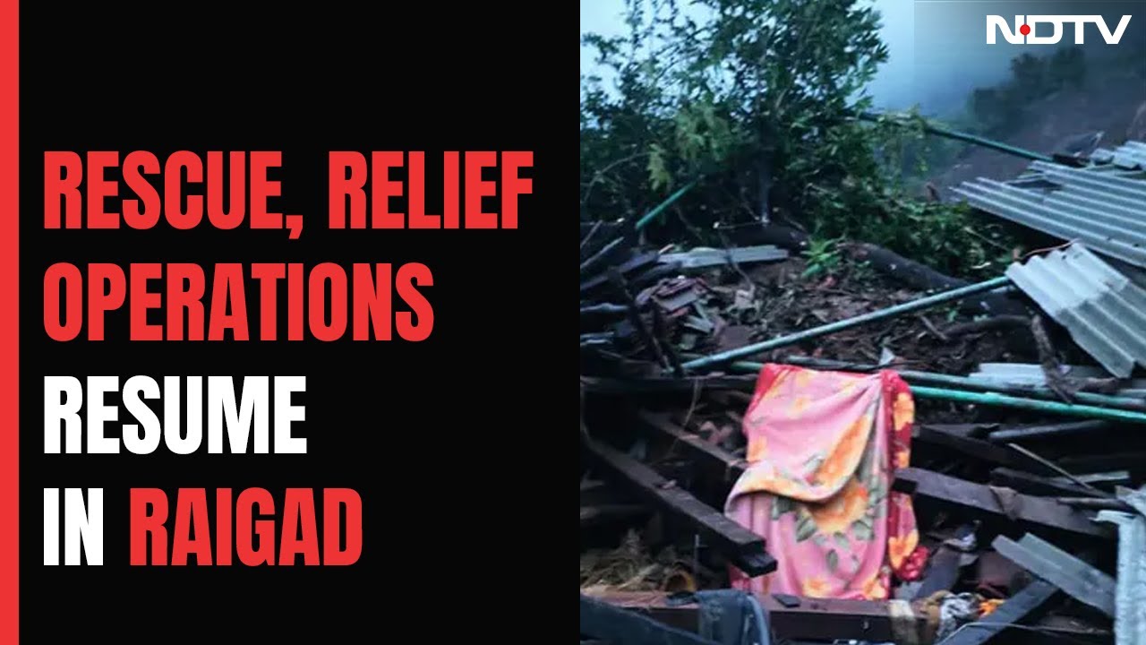 16 Killed In Landslide At Maharashtra's Raigad District, Rescue Op On