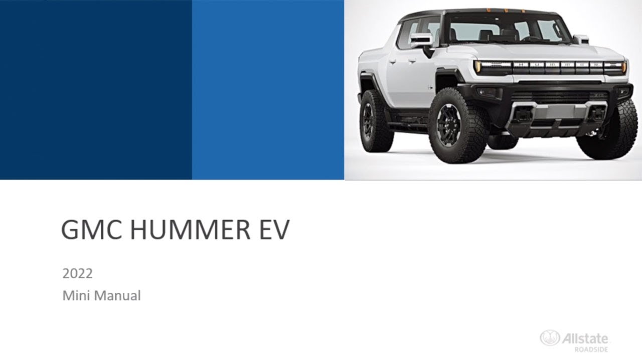 2022 GMC HUMMER EV Roadside Assistance by Allstate Roadside