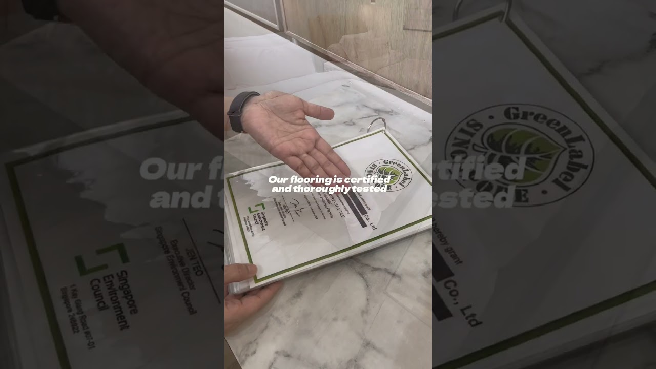 Non-toxic Certification - Green Label and Floorscore #vinylflooring #nontoxicliving