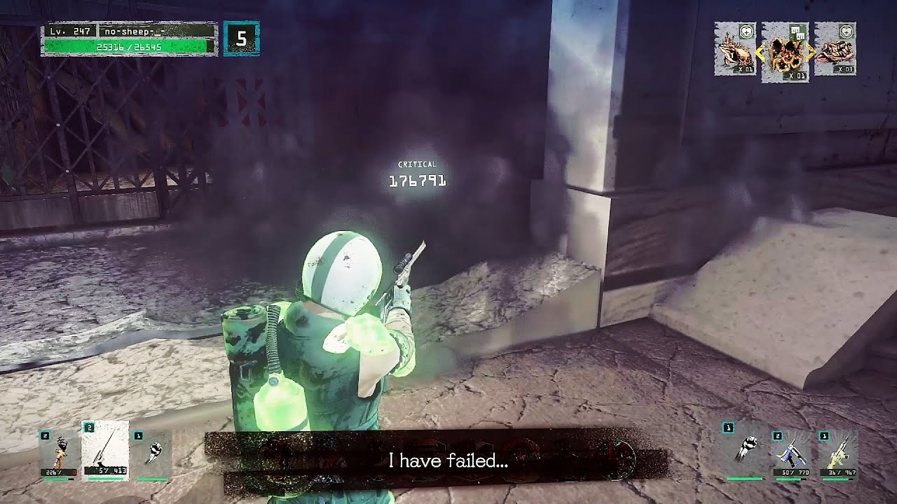 LET IT DIE magnum one shot V2 jackal Y kill