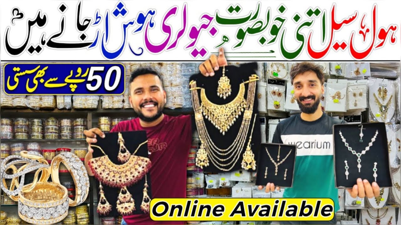 FK Online Jewellery & Accessories | 2025 imported jewelery | Wholesale Bridal jewelry bolton Market