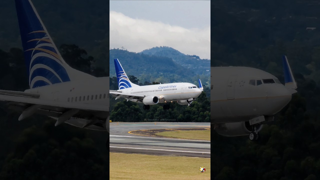 Aterrizaje de un Boeing 737-700 de Copa Airlines #aviation #aviationlovers