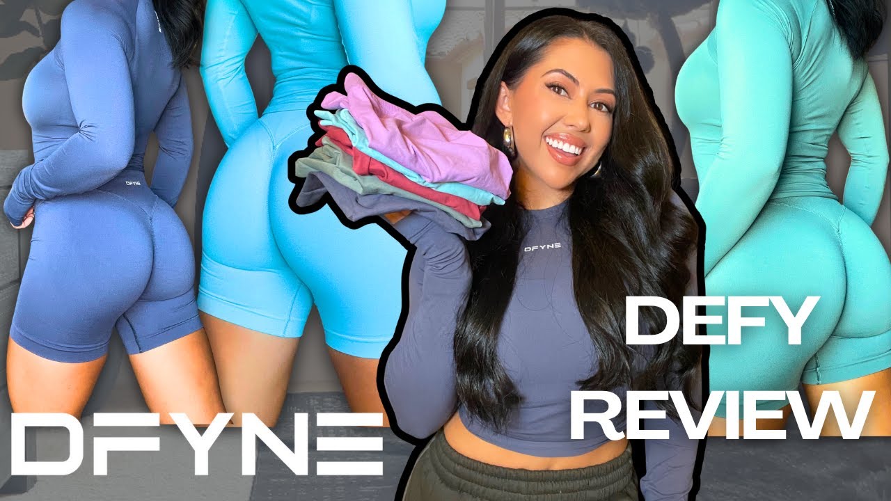 UNSPONSORED DFYNE DEFY COLLECTION TRY-ON | Better Than Impact?! Full Honest Review + Squat Test