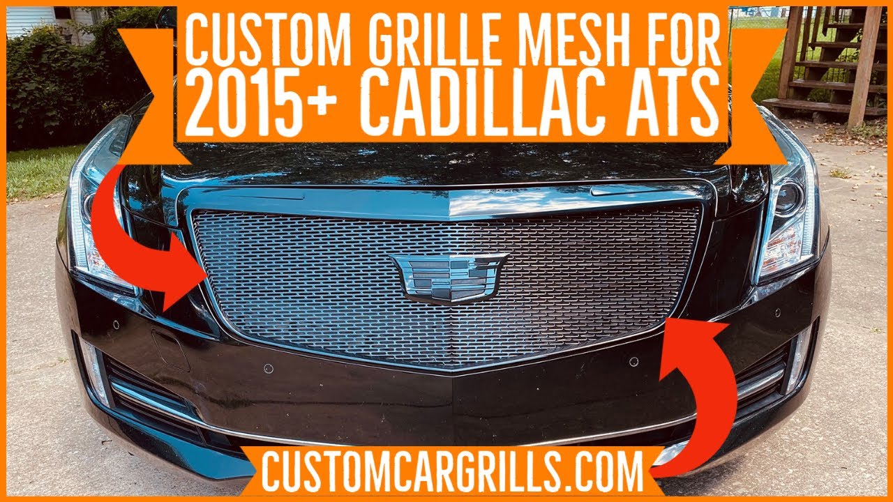Cadillac ATS 2015+ Upper Mesh Grill Installation How-To by customcargrills.com
