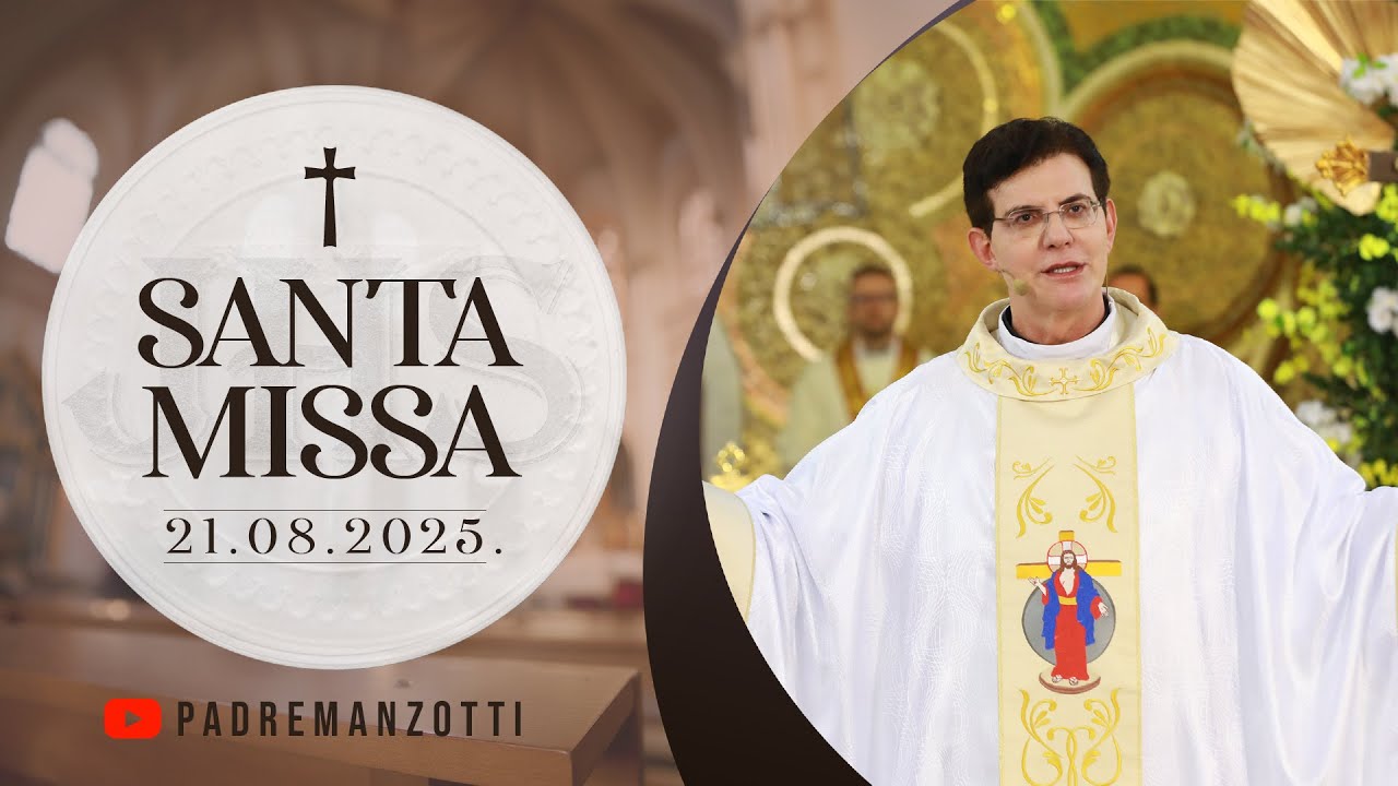 SANTA MISSA AO VIVO | 29/08/2025 | @PadreManzottiOficial