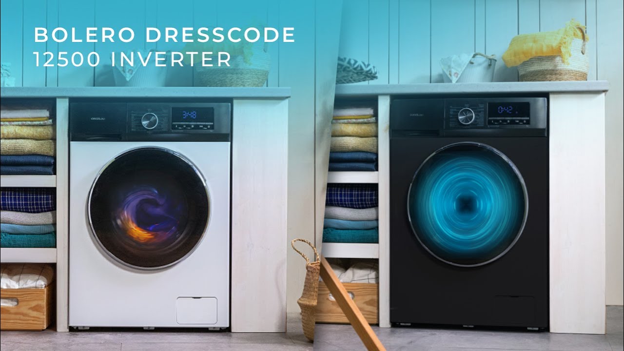 Máquina de lavar roupa Bolero DressCode 12500 Inverter/Steel