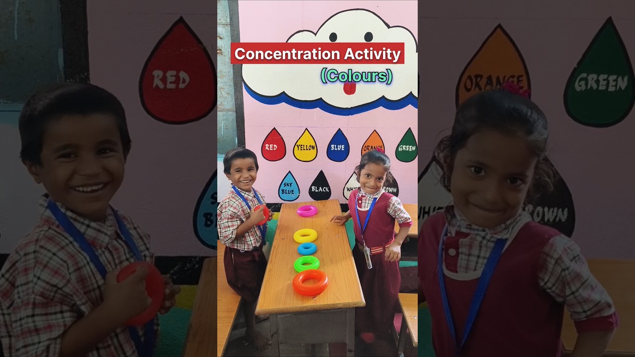 Colour identification game | Colour Concept | Concentration Activity |Innovative Ideas #colors #game