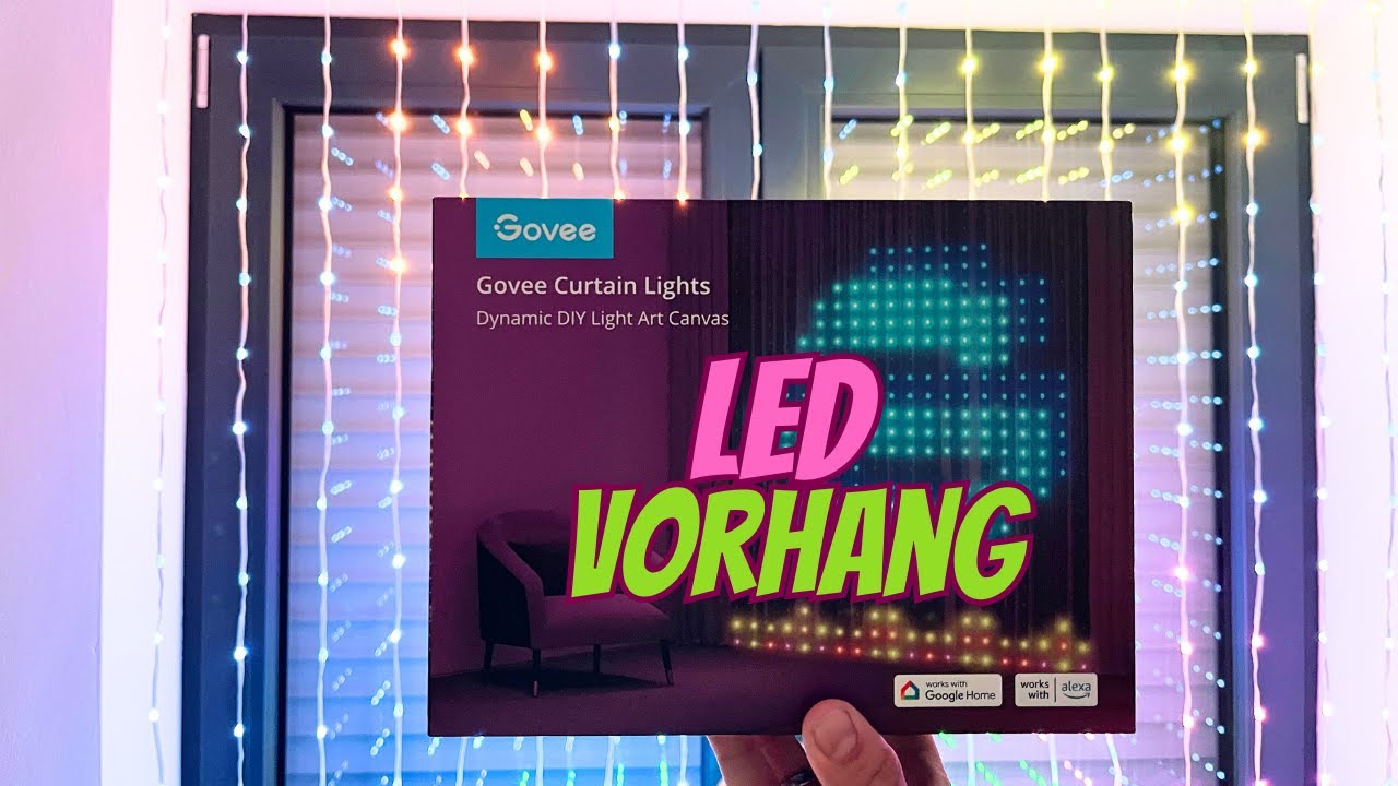 Govee Curtain Lights I Lichtvorhang I tutorial deutsch